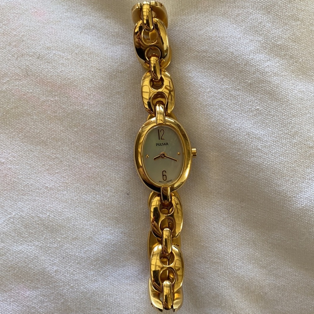 Pulsar golden Watch